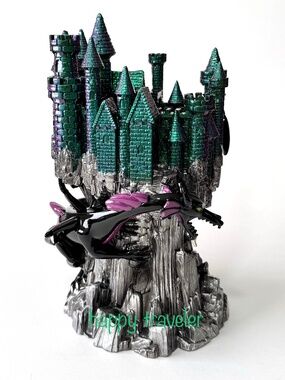 MALEFICENT DRAGON CASTLE 3-Wick Candle Holder